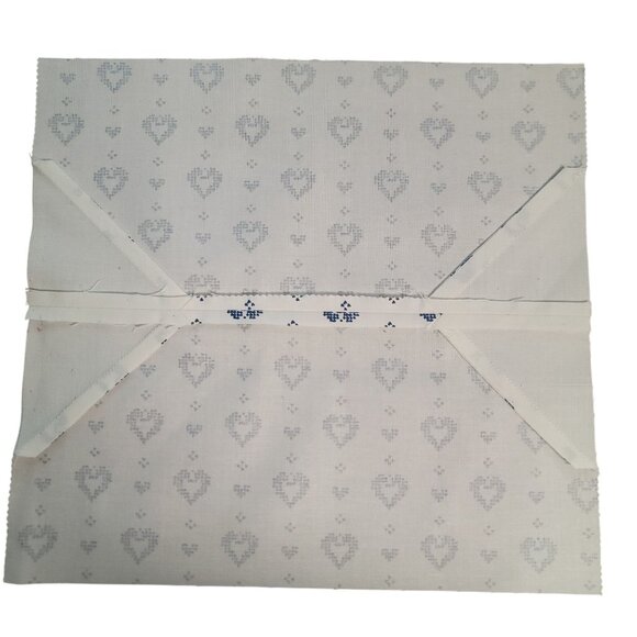 Snowball 14 Completed Quilting Blocks 10" Nordic Design Cotton Fabric Squares - Picture 16 of 16